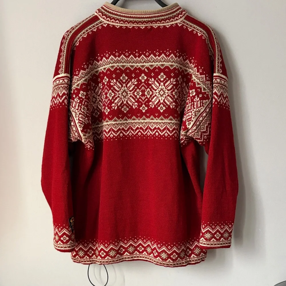 Dale Of Norway Icelandic 1/4 Zip Ski Sweater - Picture 3 of 9